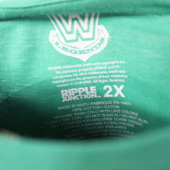 Stone Cold Steve Austin 3/17 Green T-Shirt Size 2X WWE LEGENDS NWOT - Picture 2 of 4